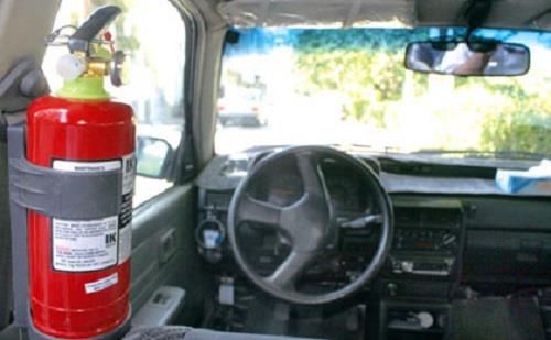 اجباری شدن نصب کپسول آتش‌نشانی در خودروها از سال 94